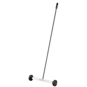 VEVOR 15-Inch Magnetic Sweeper with Wheels, 8 lbs Capacity, with Telescoping Magnetic Pickup Tool, Adjustable Handle