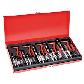 VEVOR Helicoil Thread Repair Kit, 166-Piece Metric HSS Drill Helicoil Repair Kit