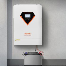 Hybrid Solar Inverter Charger 6000W 220/230V With Built-in 120A MPPT Controller (Option: White)